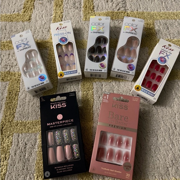 imPRESS Other - imPRESS Color FX & Kiss Nail Sets - 7 packs